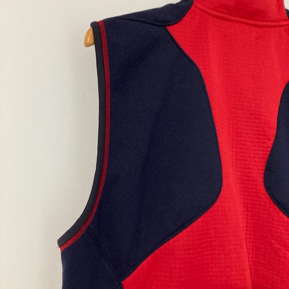 RLX Ralph Lauren Vest Mens XL Outdoors Red Blue Sports Zip Up Hike - Picture 11 of 14